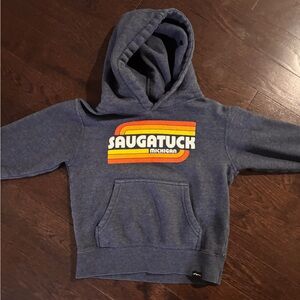 Saugatuck Kids Hoodie - Blue